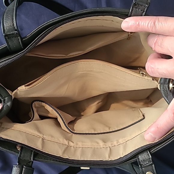 Miss Caprice Plaid Freya- Camel Handbag - Picture 11 of 12